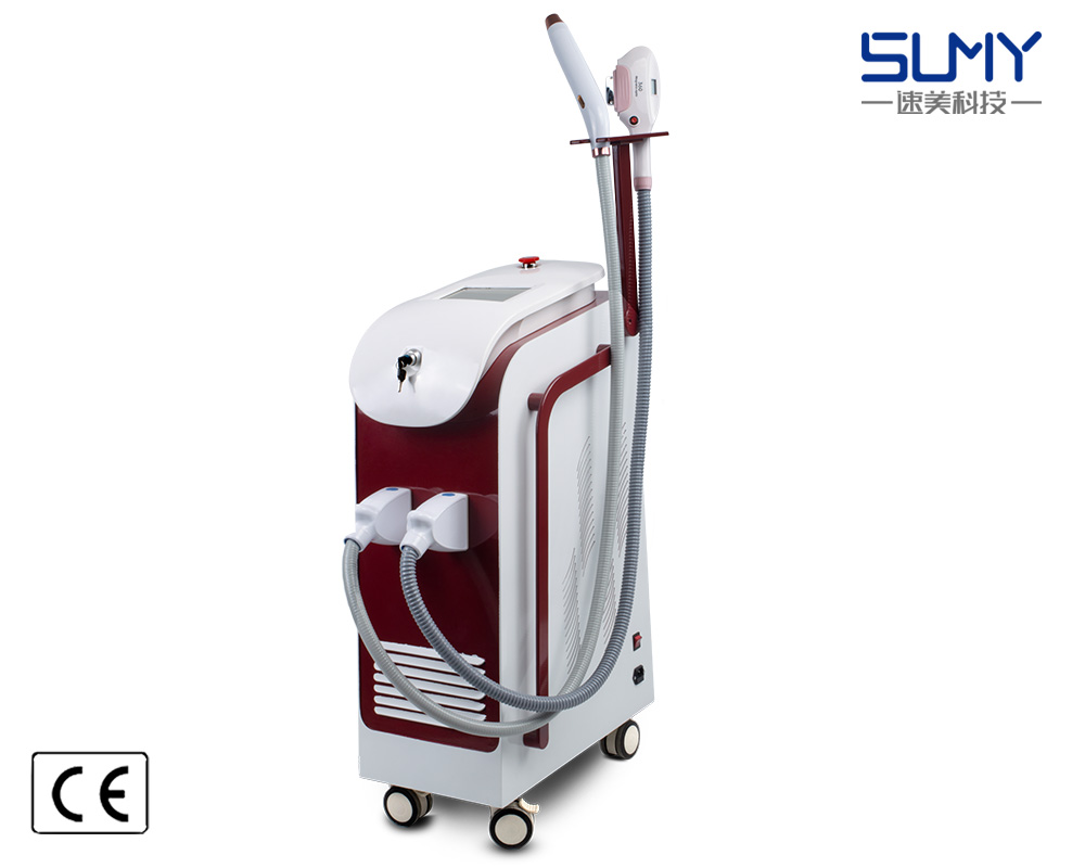 Multifunction opt shr nd yag laser hair remove machineair removal 1064nm/532nm/1320nm